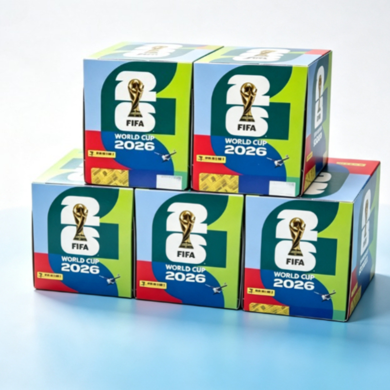 Cardstock Paper Pack - 2026年正規品パニーニ公式FIFAワールドカップサッカーカードステッカーパック＆アルバム限定版コレクションサッカーメモリアルリバリアセット