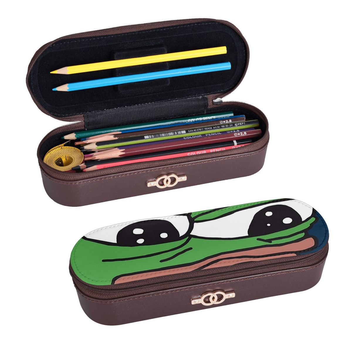 Stationery Office And School Supply Stores - HD高画質オンラインストア レザーペンケース ペンポーチ 収納文具用品 ペンボックス ペンバッグ