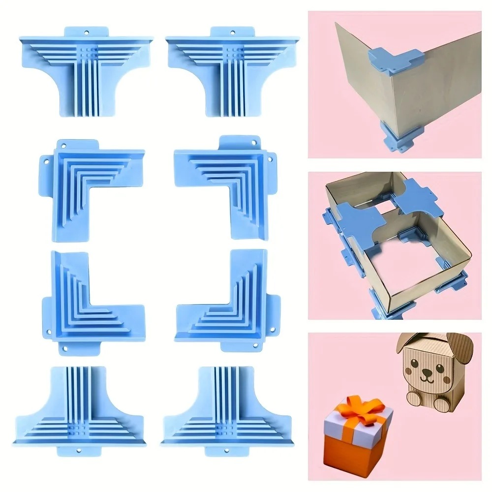 Index Tab Divider - チップボードボックス用コーナーガイド、ギフトボックス作成用ディバイダーアセンブリクランプ、DIYスクラップブッキング、ブックカバー、ジオラマ装飾用