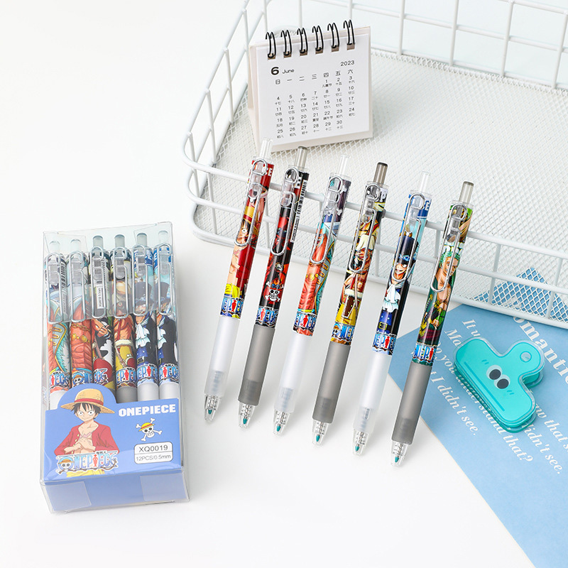 アニメワンピース 12/24本入り ブラックインクペンセット - Gel Ink Pen Set のレビューと価格