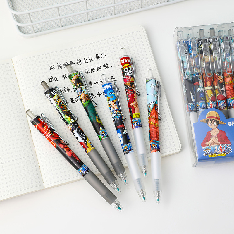 アニメワンピース 12/24本入り ブラックインクペンセット - Gel Ink Pen Set のレビューと価格