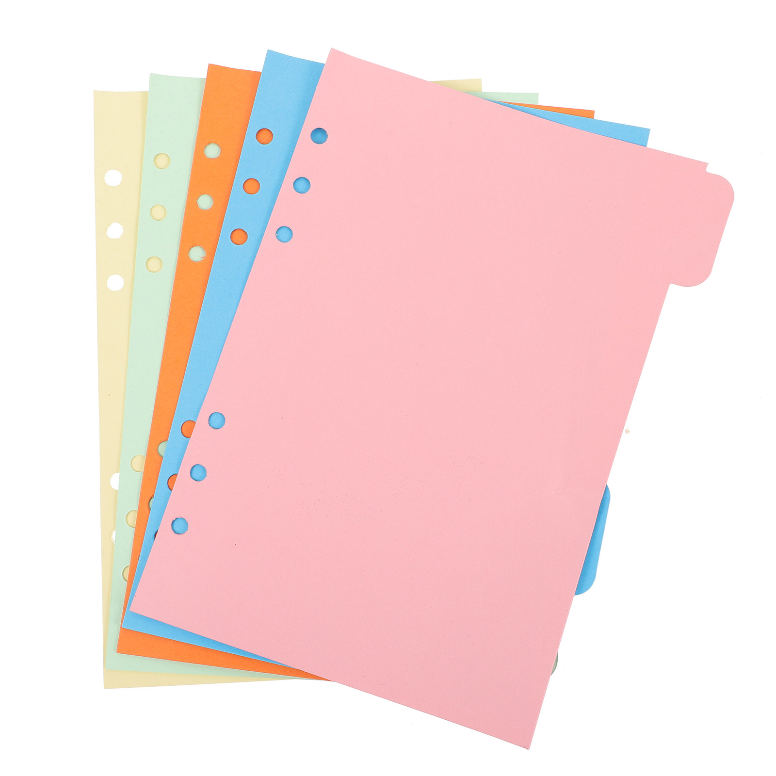 1セットA5タブディバイダーインデックスカラー5色ワイドタブ - Index Tab Divider のレビューと価格
