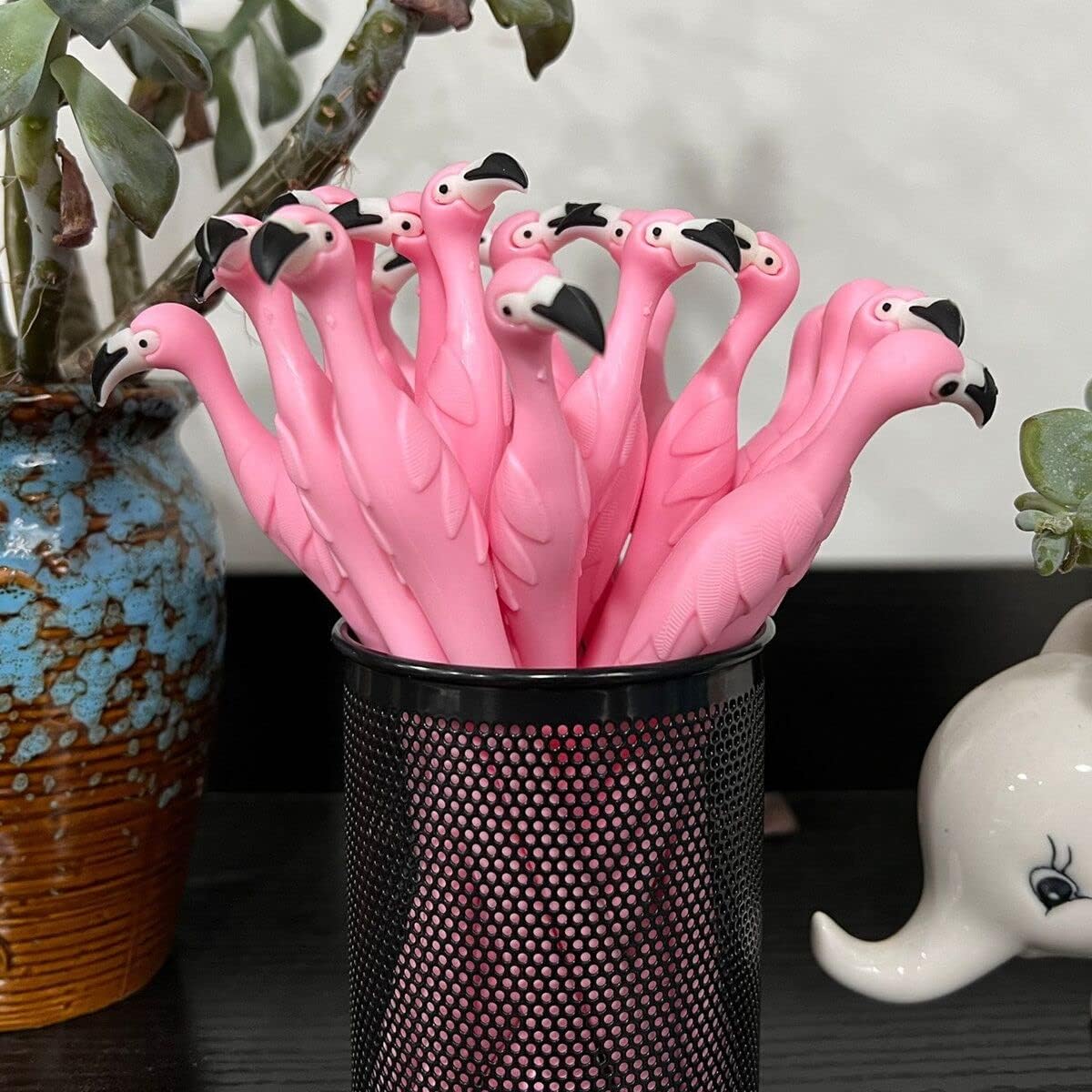 かわいいピンクのフラミンゴ ゲル ペン セット 子供 同僚  - Gel Ink Pen Set のレビューと価格