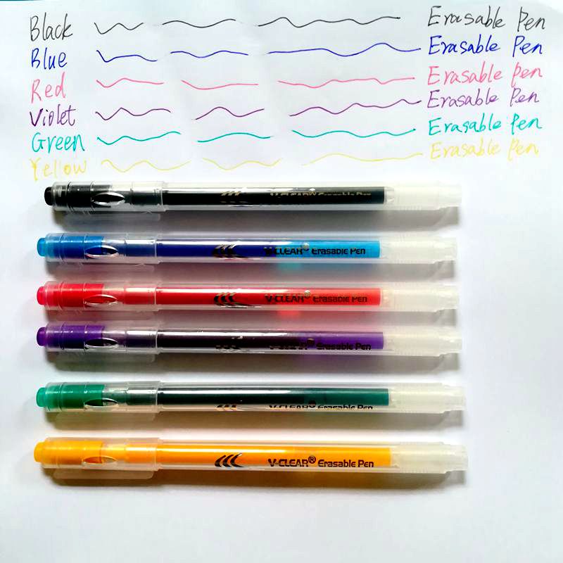 Vclear消去可能なペンフリクションリフィル、6色の文房具 - Pilot Pen Frixion のレビューと価格