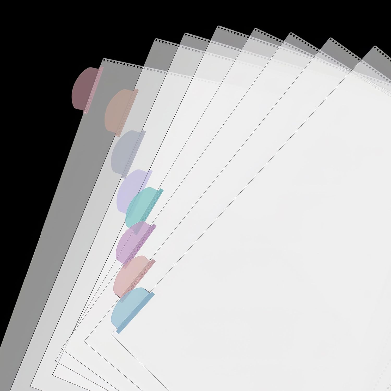 A4 クリアシートプロテクター タブ付き、8タブ、2セット、 - Index Tab Divider のレビューと価格