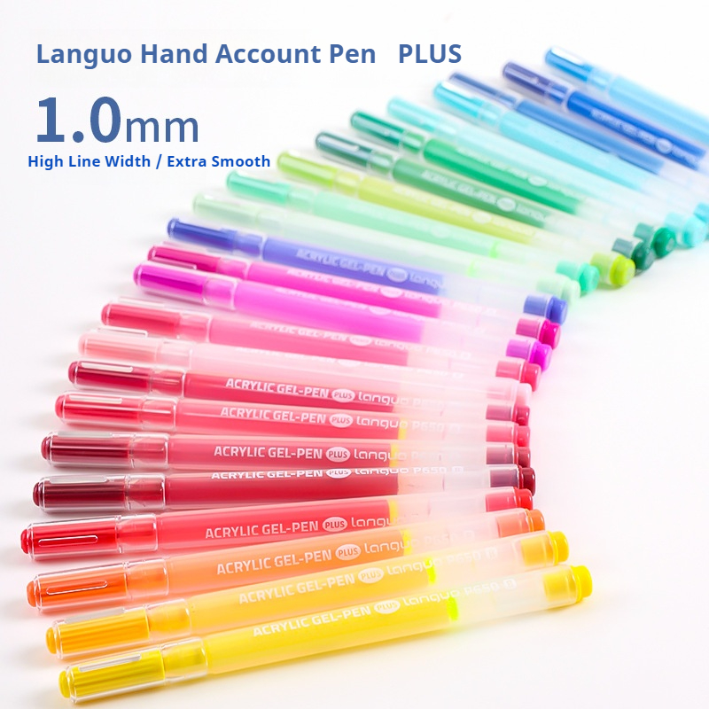 LANGUO 144/36 色アクリル絵画ゲルペンセット 1 - Gel Ink Pen Set のレビューと価格