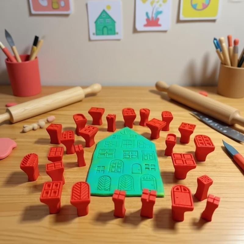 25個入り粘土スタンプ＆モールディングキット、窓模様付き、ポ - Wax Seal Stamp Kit のレビューと価格