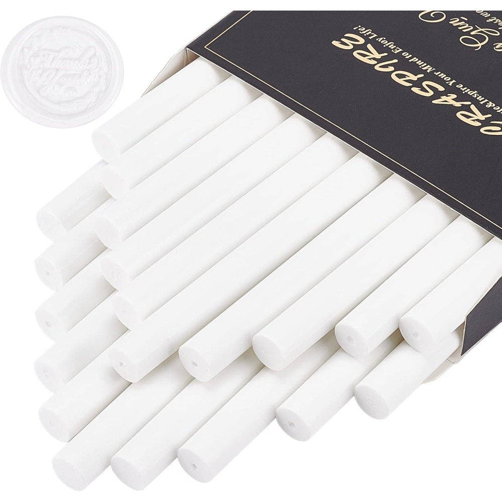 20個入り グルーシーリングワックススティック 11mm ヴ - Wax Seal Stamp Kit のレビューと価格