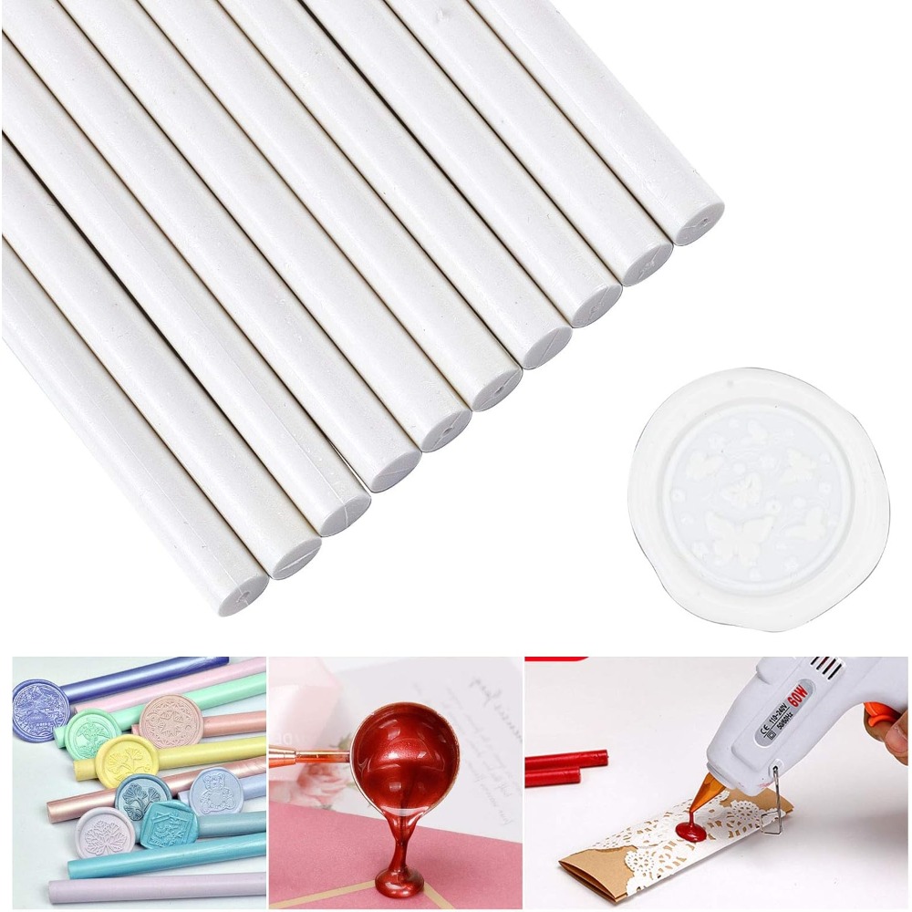 20個入り グルーシーリングワックススティック 11mm ヴ - Wax Seal Stamp Kit のレビューと価格