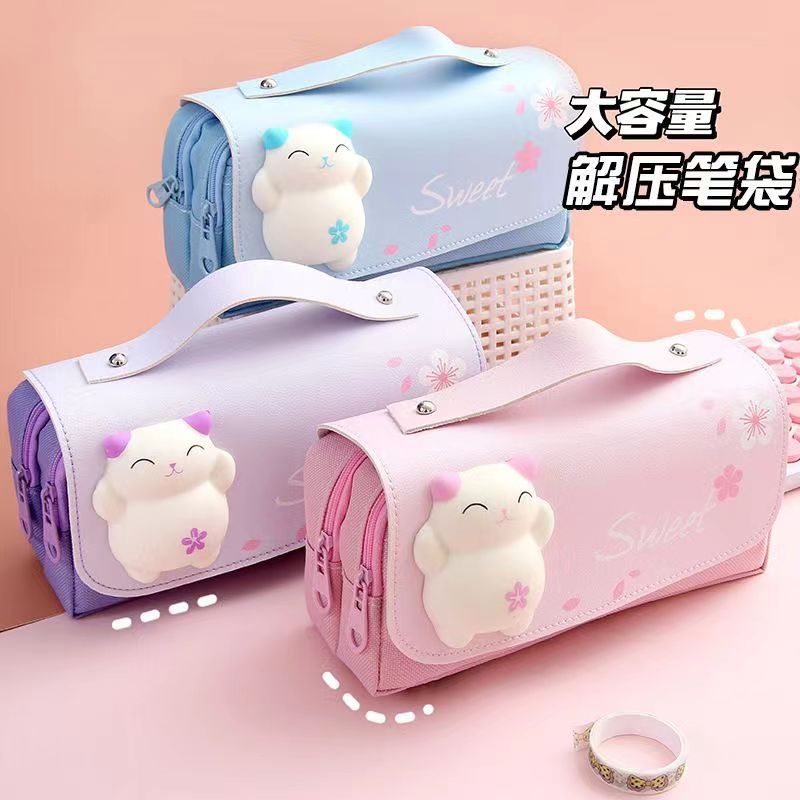 女の子のための韓国の文房具バッグ、学用品、カワイイステーショ - Stationery Office And School Supply Stores のレビューと価格