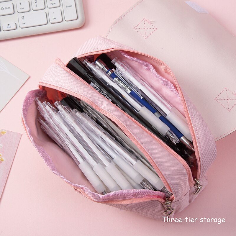 女の子のための韓国の文房具バッグ、学用品、カワイイステーショ - Stationery Office And School Supply Stores のレビューと価格