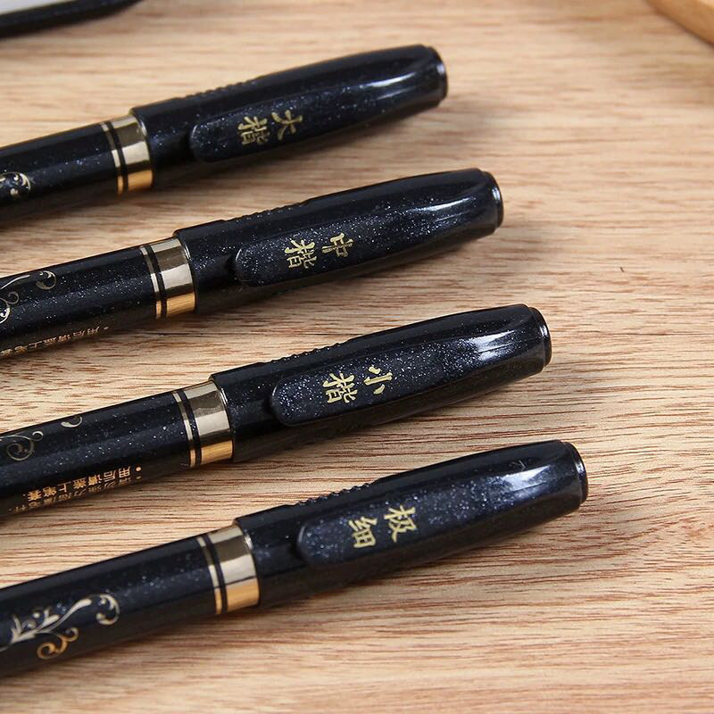 4 ピース/セット書道アートマーカーペンブラシペンアートマー - Office Stationery And Supply のレビューと価格