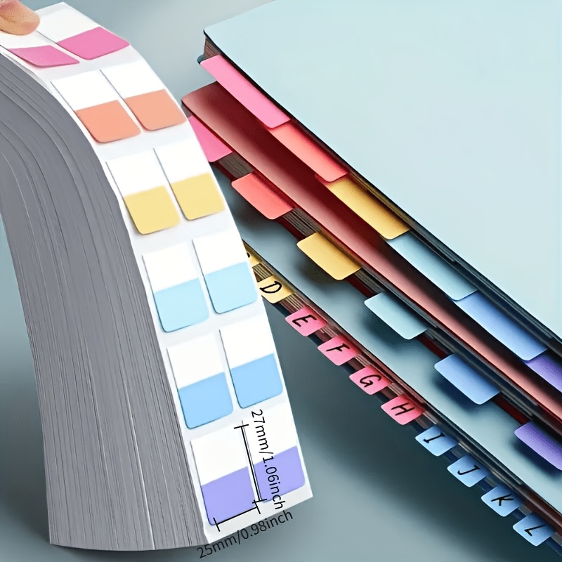 120枚入り、ページマーカーに最適、再利用可能な書き込み可能 - Index Tab Divider のレビューと価格