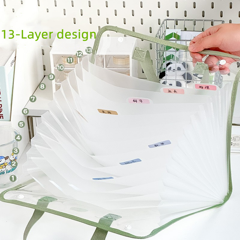 13 層 A4 ファイルフォルダー収納オーガナイザーバッグ事 - Office Stationery And Supply のレビューと価格