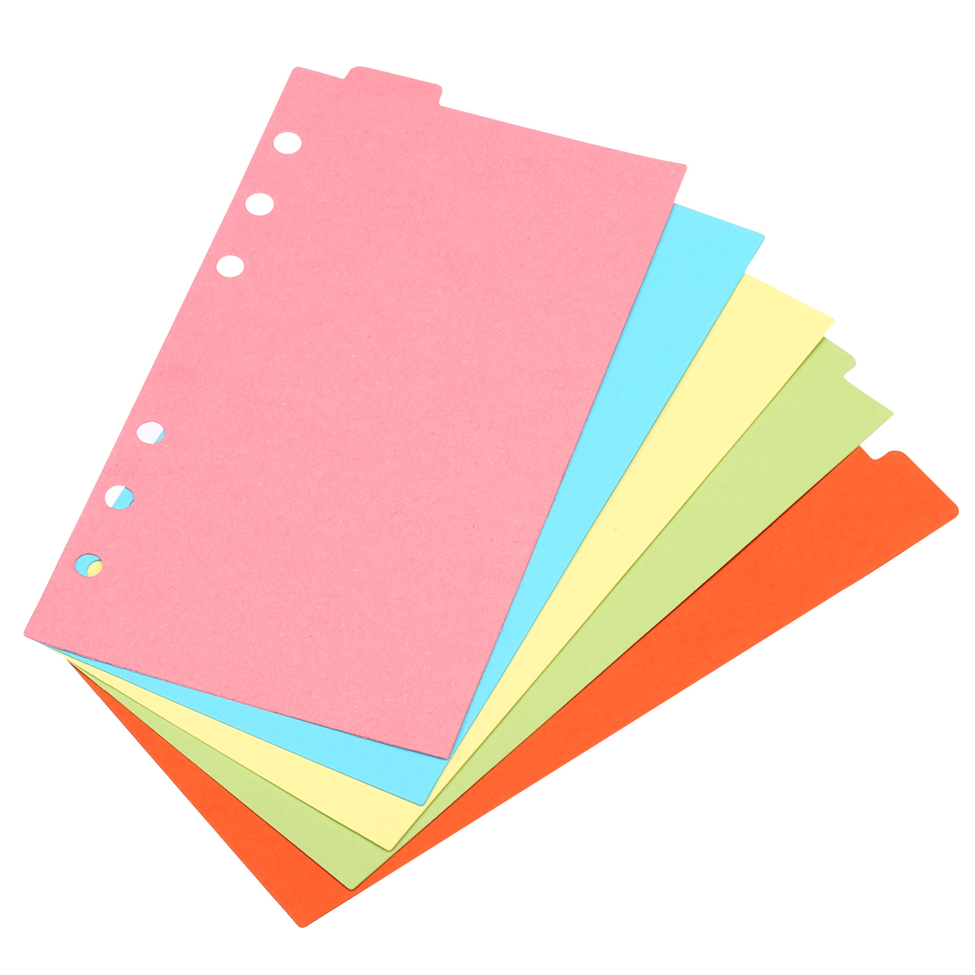 6リング、段ボールテーブルページ、分離紙、マルチカラーファイ - Index Tab Divider のレビューと価格