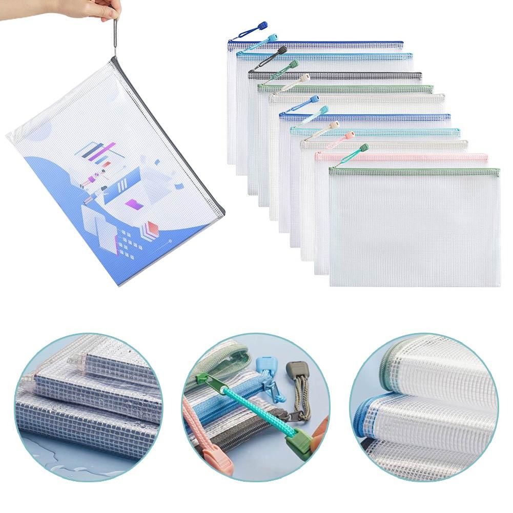 10 個モランディライトカラーシリーズメッシュ文具収納袋ジッ - Office Stationery And Supply のレビューと価格